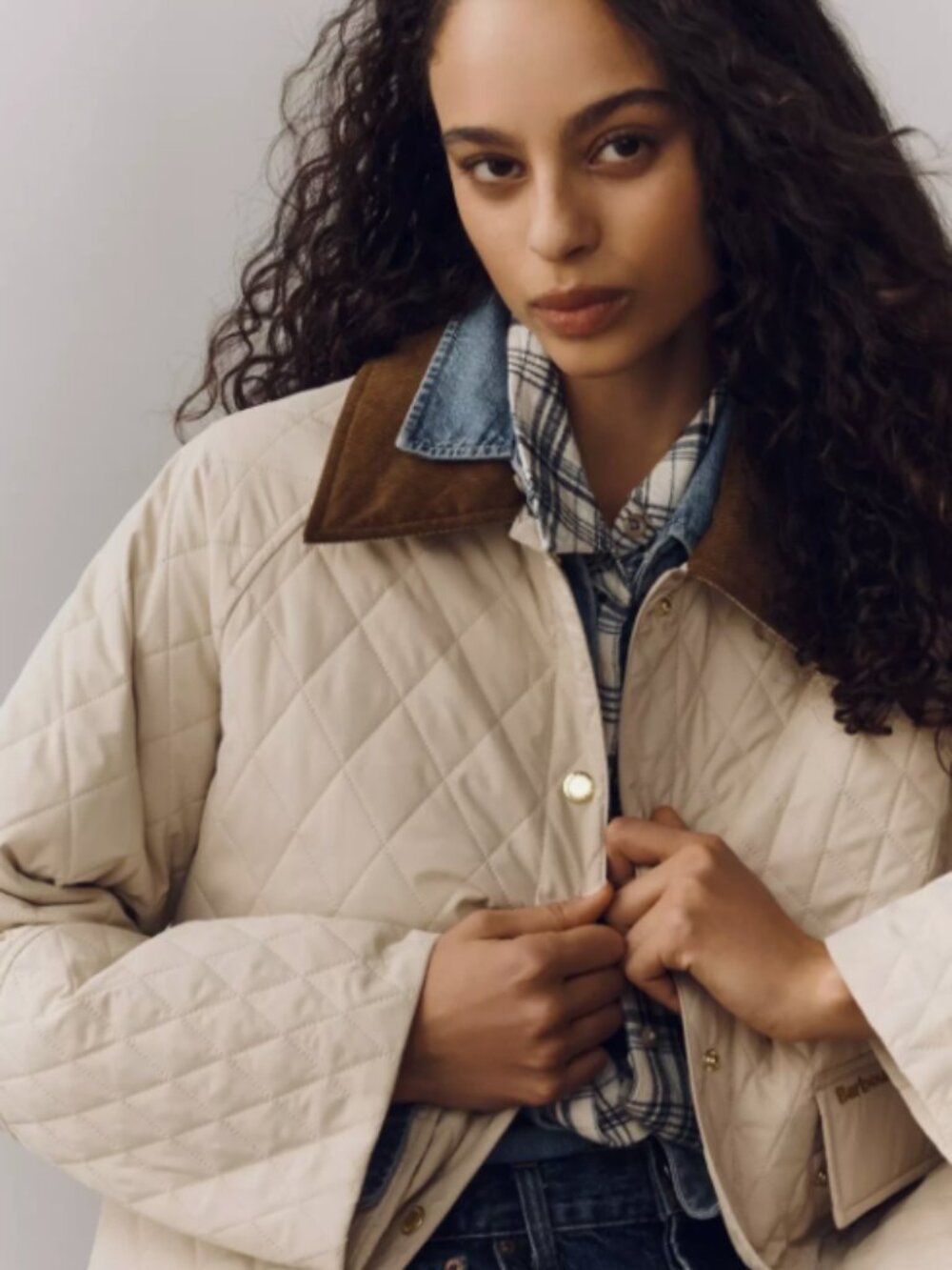 Jasmine ~ Barbour Kirby Quilted Jacket MSRP$340 ~ Everyday, Transitional Layer